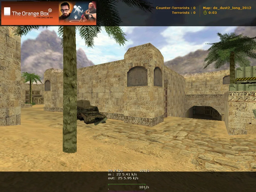 de_dust2_long_2012 карта для CS 1.6: точки, позиции, .nav для ботов, оптимизация wpoly/epoly — скриншот 6