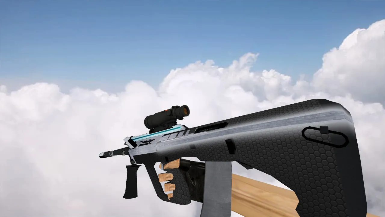 Скачать Модель AUG Alpha для CS 1.6 - Улучшенный опыт игры - Скриншот