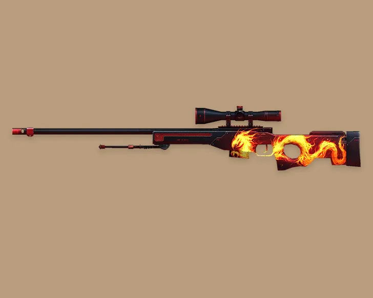Скачать AWP «Дикое пламя» для CS 1.6 - Модели оружия - Скриншот