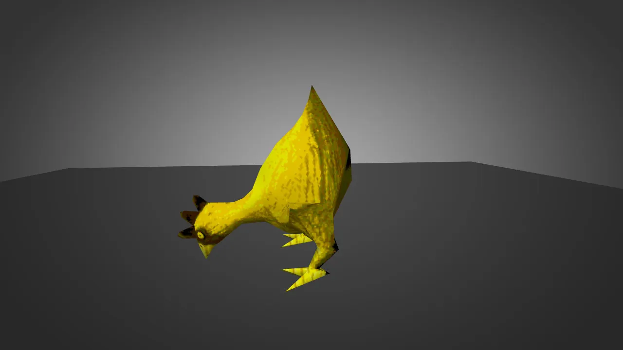 Скачать Модель «Golden Chicken» для CS 1.6: Уникальный скин для вашей игры - Скриншот