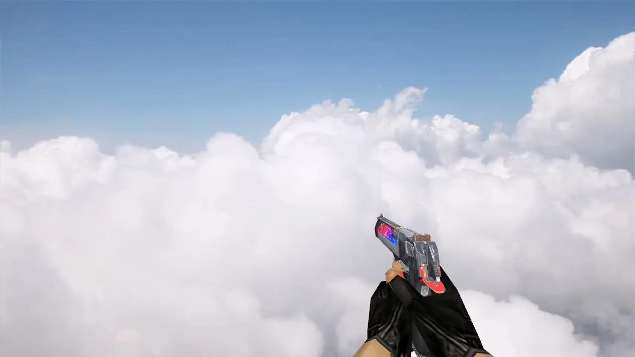 Скачать Модель «Deagle Overcharged Red» для CS 1.6 - Прокачай свой стиль - Скриншот
