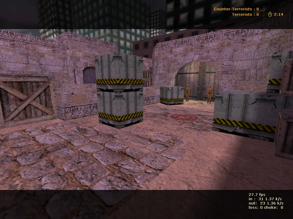 Скачать Карта de_assault32_c4 для CS 1.6: баланс сторон, точки под плент и контроль центра - Скриншот