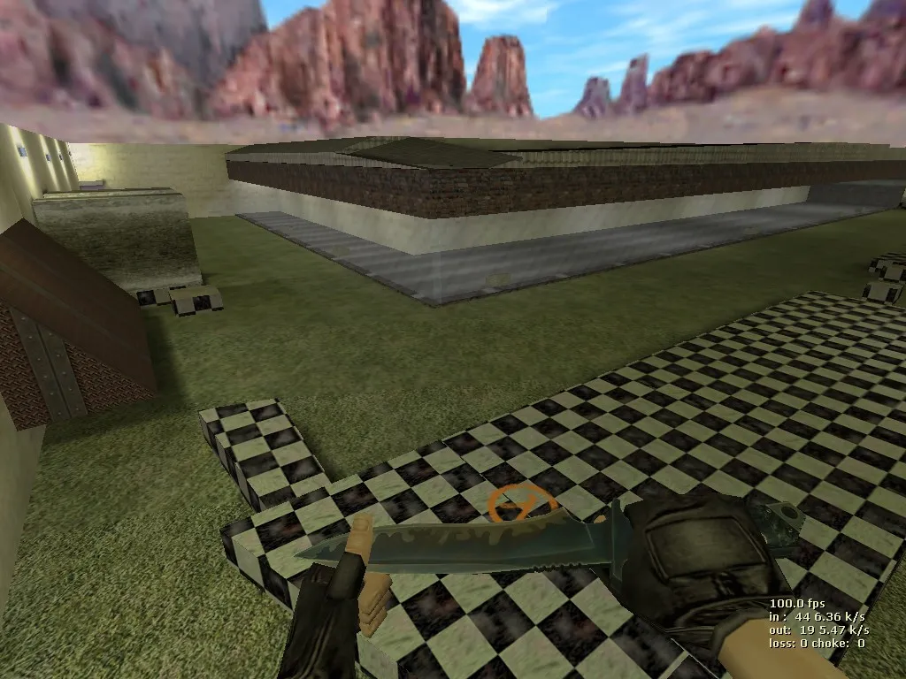 deathrun_newlife для CS 1.6: тактики, точки, .nav и оптимизация карты — скриншот 3