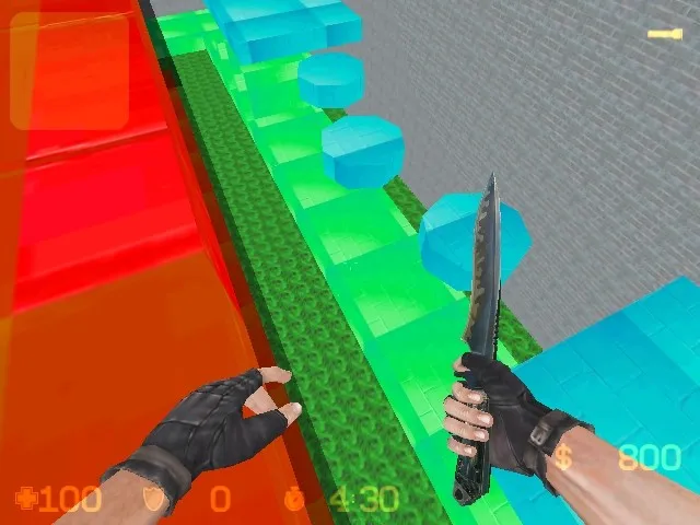 deathrun_impossible для CS 1.6: карта deathrun, точки, раунды и настройка ботов — скриншот 6