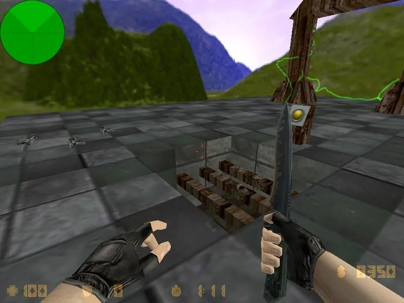 Скачать deathrun_perfect для CS 1.6: карта deathrun, тайминги ловушек и точки для терров/контров - Скриншот