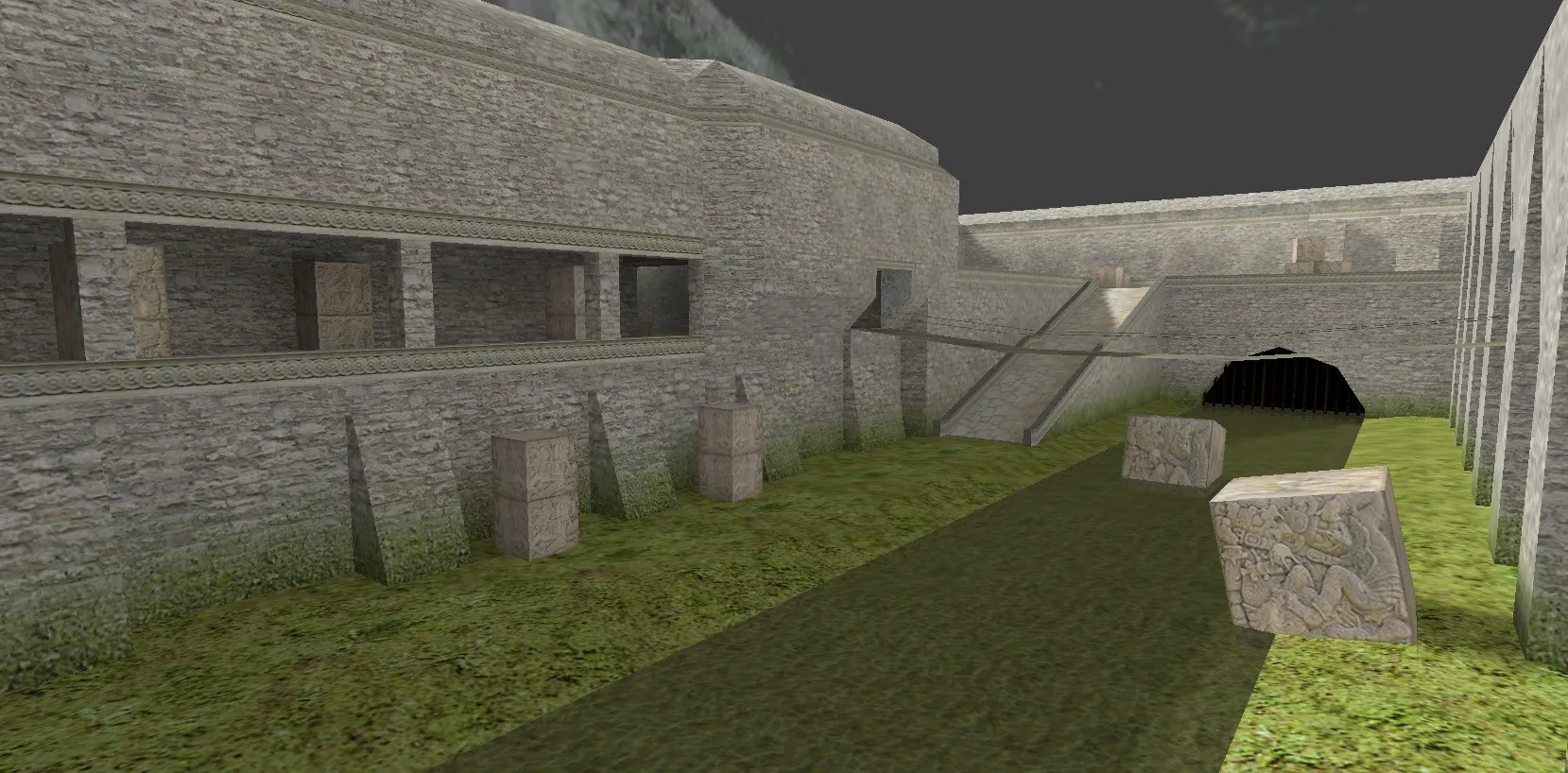 Скачать de_aztecbridge для CS 1.6: точки, маршруты, .nav и оптимизация wpoly/epoly - Скриншот