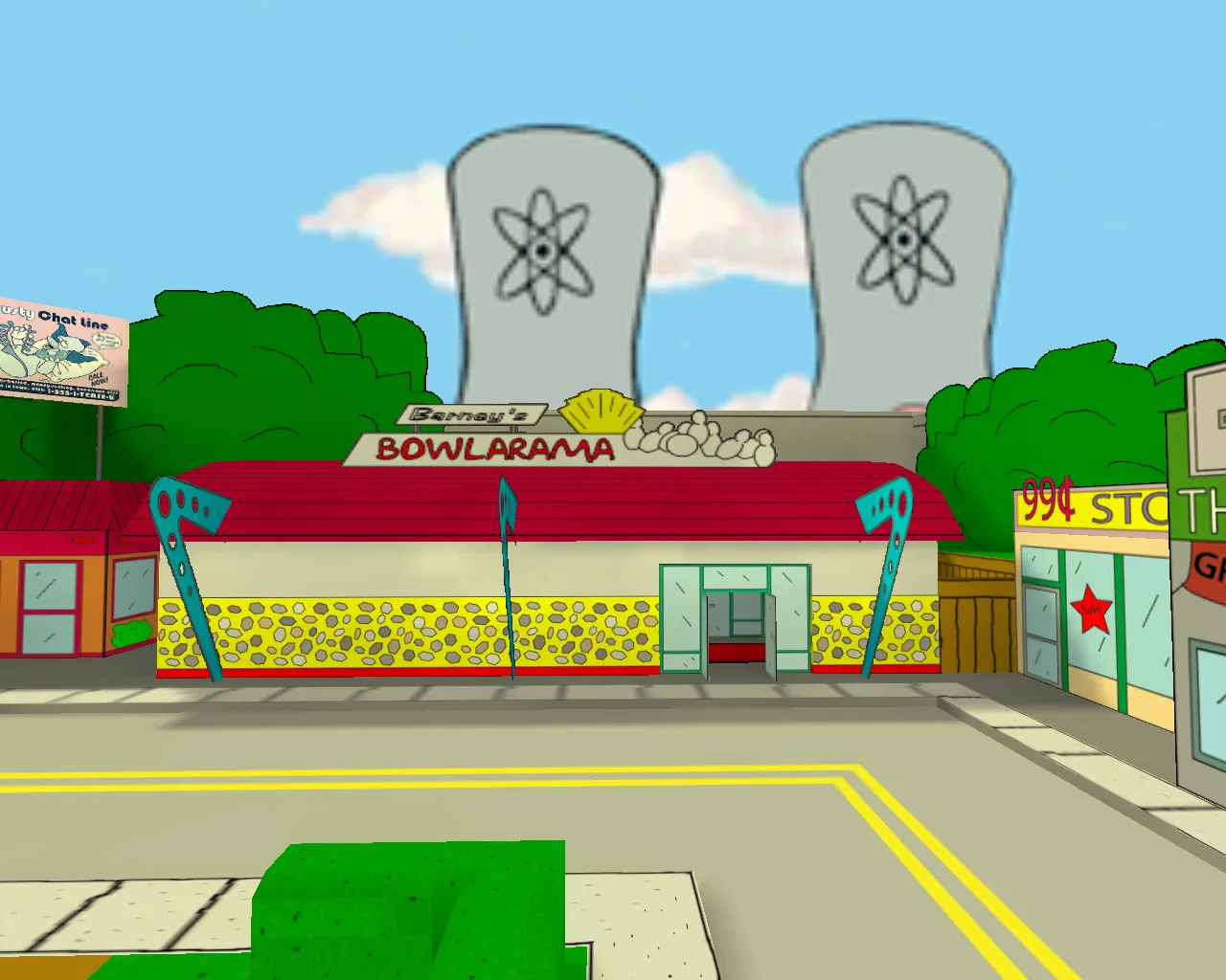 Карта de_simpsons для CS 1.6: Тактические нюансы и детали — скриншот 3
