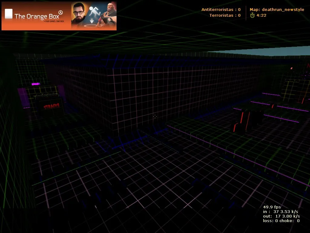 Скачать deathrun_newstyle для CS 1.6: карты deathrun, точки, навигация для ботов, оптимизация wpoly/epoly - Скриншот