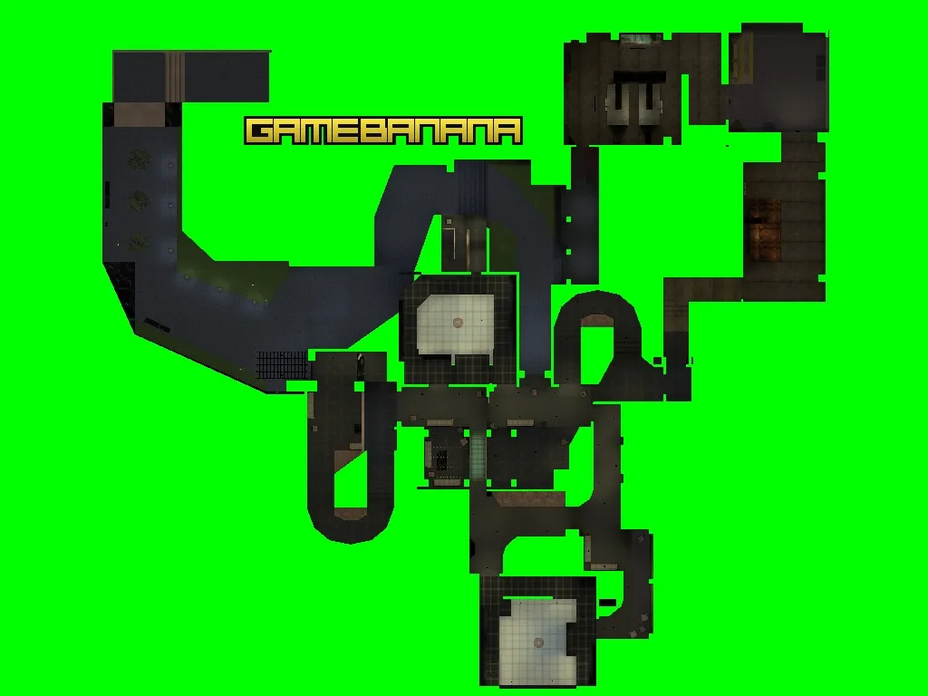 Карта de_tegea для CS 1.6 - Тактические возможности и баланс сторон — скриншот 1