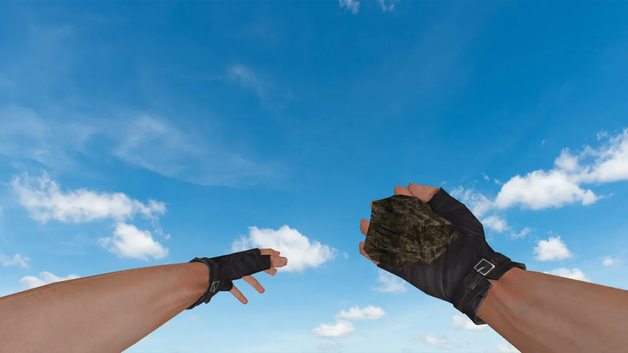 Скачать Stone Grenade граната модель для CS 1.6: v_, p_, w_ файлы, звуки, анимации осмотра, текстуры и качество - Скриншот