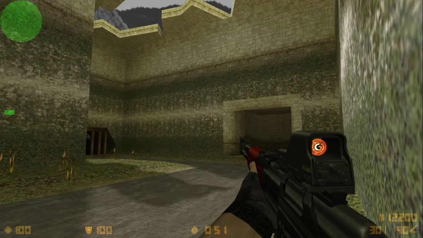 de_aztec2014 карта для CS 1.6: тактики, точки, nav для ботов, оптимизация wpoly/epoly — скриншот 6