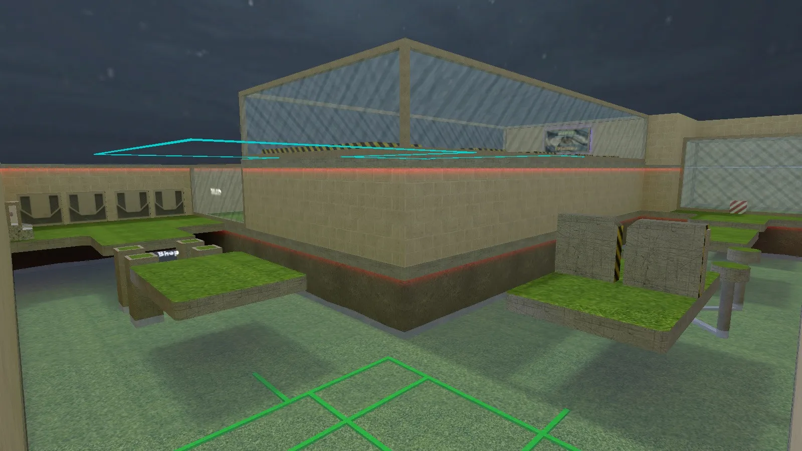 deathrun_friday3_rmk для CS 1.6: карта deathrun, точки, маршруты, .nav и оптимизация wpoly/epoly — скриншот 8