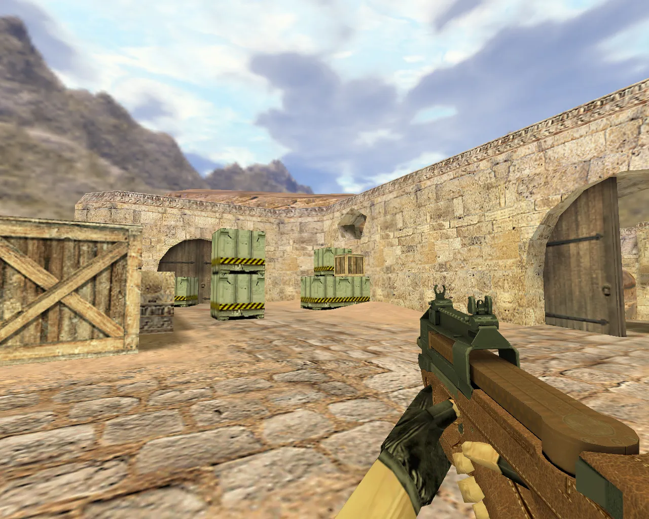 Скачать Модель P90 Кожаный для CS 1.6 - Скачай и играй - Скриншот