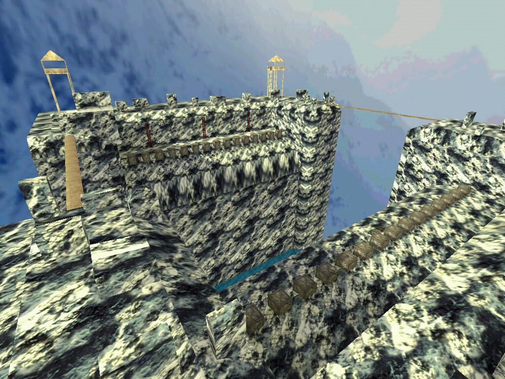 awp_snowmountains_waterfall — скриншот 4