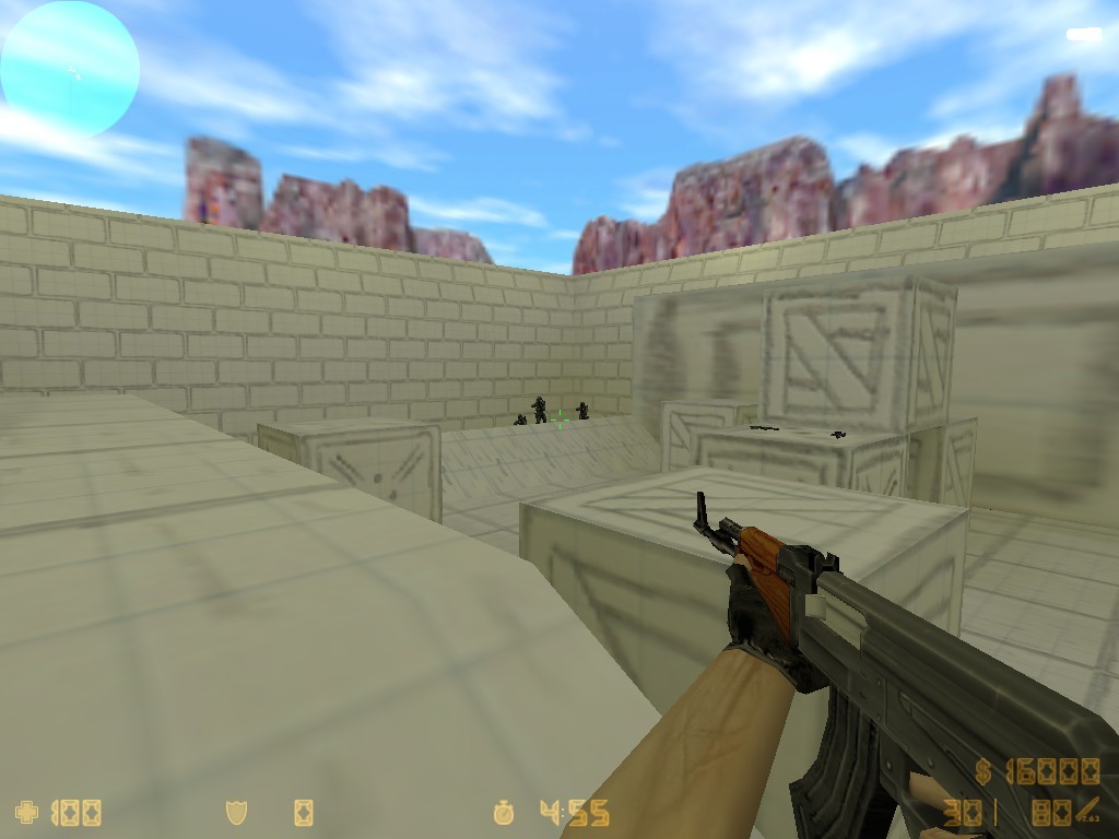 Скачать aim_ak_m4_white - Скриншот