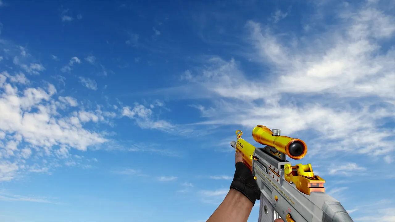 Скачать Пак моделей оружия Platinum Weapon Pack для CS 1.6: v_ p_ w_ модели, звуки, анимация осмотра и качество текстур - Скриншот