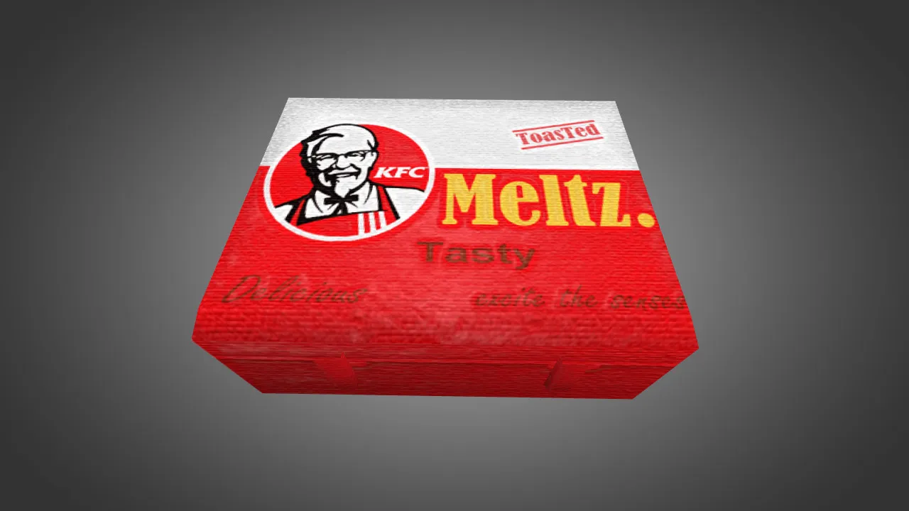 Скачать Модель «KFC LunchBox Defuse Kit» (v_, p_, w_) для CS 1.6: звуки, анимация осмотра, текстуры - Скриншот