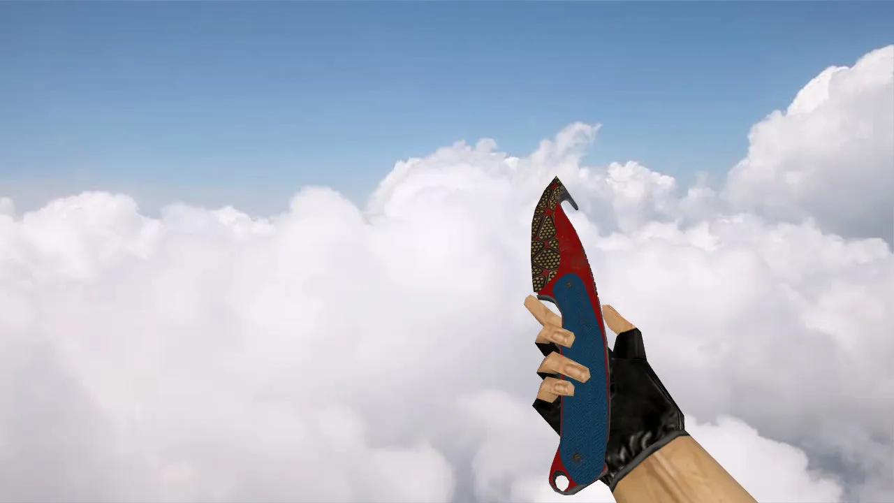 Gut Knife Project X v_ и p_ модели для CS 1.6: звуки, анимация осмотра, качество текстур — скриншот 1