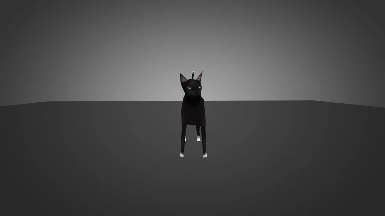 Скачать Модель «Black Cat for Chicken» для CS 1.6 - Уникальный скин для вашего игрового опыта - Скриншот