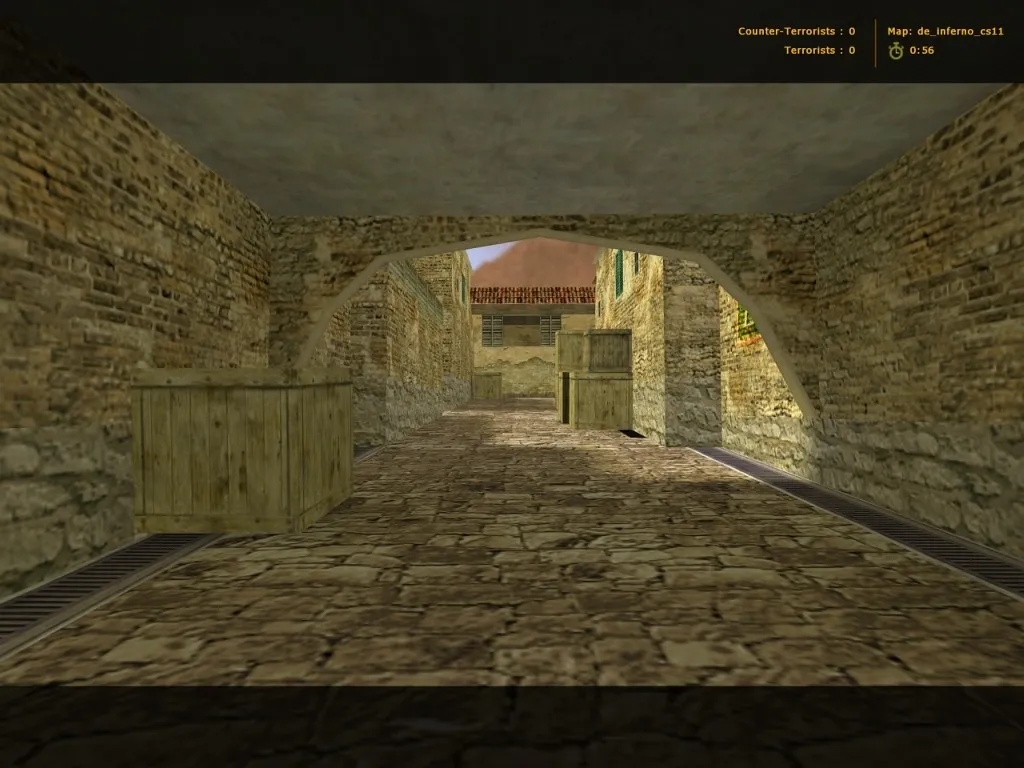 Скачать Карта de_inferno_cs11 для CS 1.6: Тактики и особенности - Скриншот