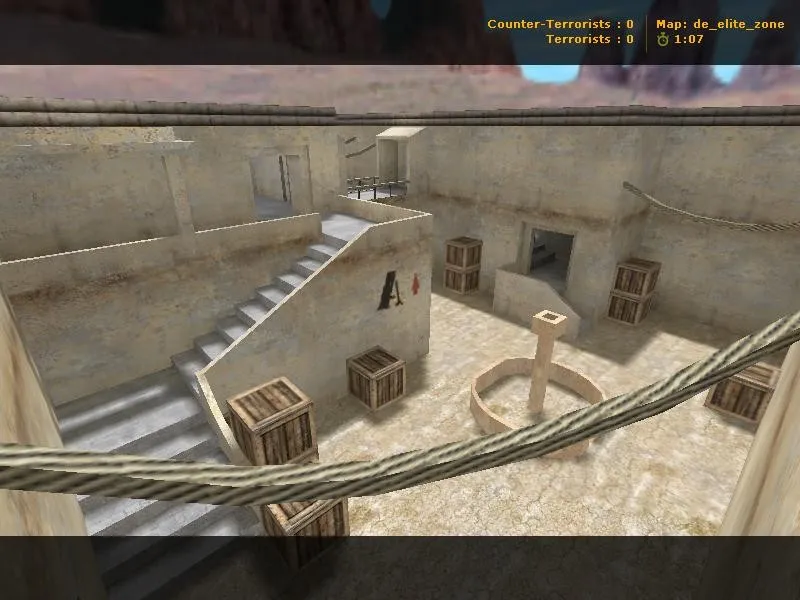 Скачать de_elite_zone для CS 1.6: карта, точки, .nav и оптимизация (wpoly/epoly) - Скриншот