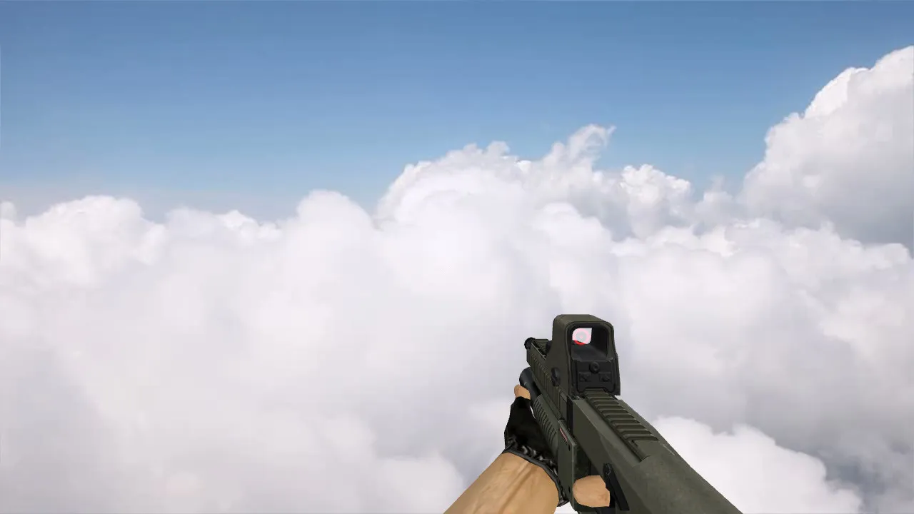 Скачать Модель «MR-C» для P90 в CS 1.6 - Скриншот