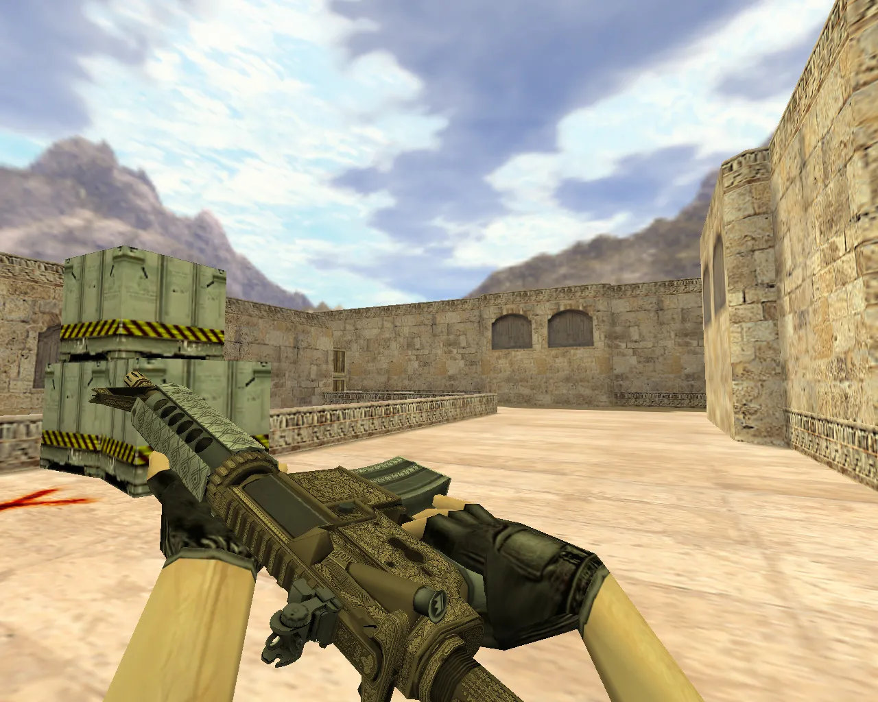 Скачать Модель «М4А4 Гордость» для CS 1.6: v_m4a1, p_m4a1, w_m4a1, анимация осмотра, звуки и текстуры - Скриншот