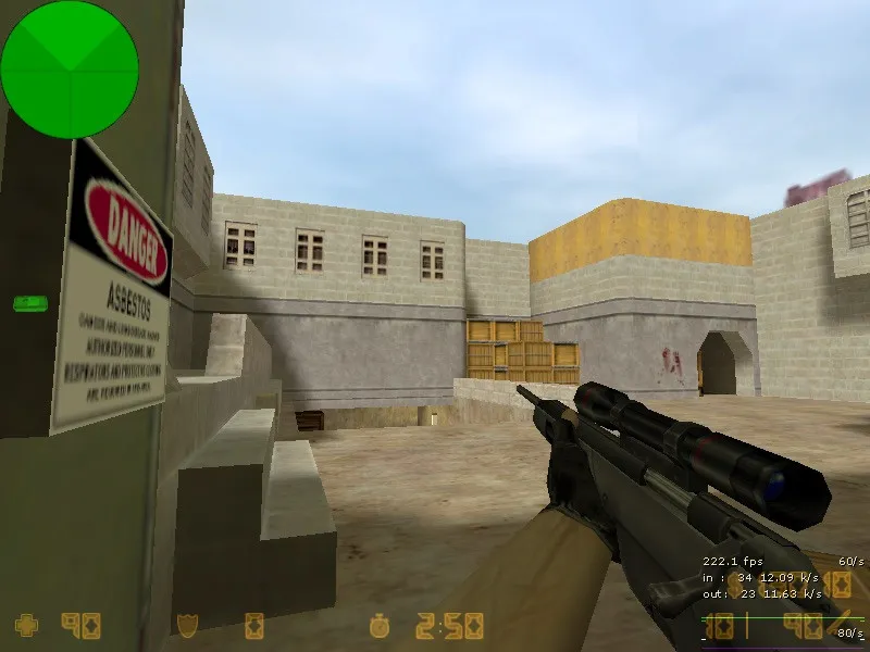 Скачать Карта dustferno для CS 1.6: Оптимизация и тактика - Скриншот