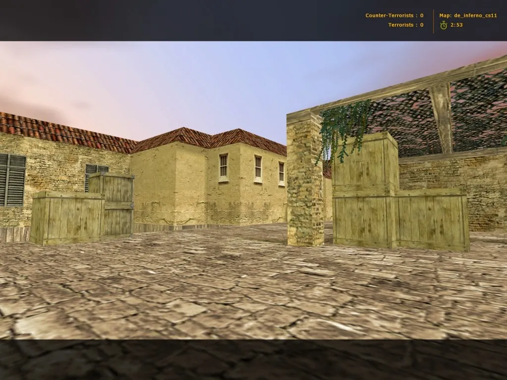Скачать Карта de_inferno_cs11 для CS 1.6: Тактики и особенности - Скриншот