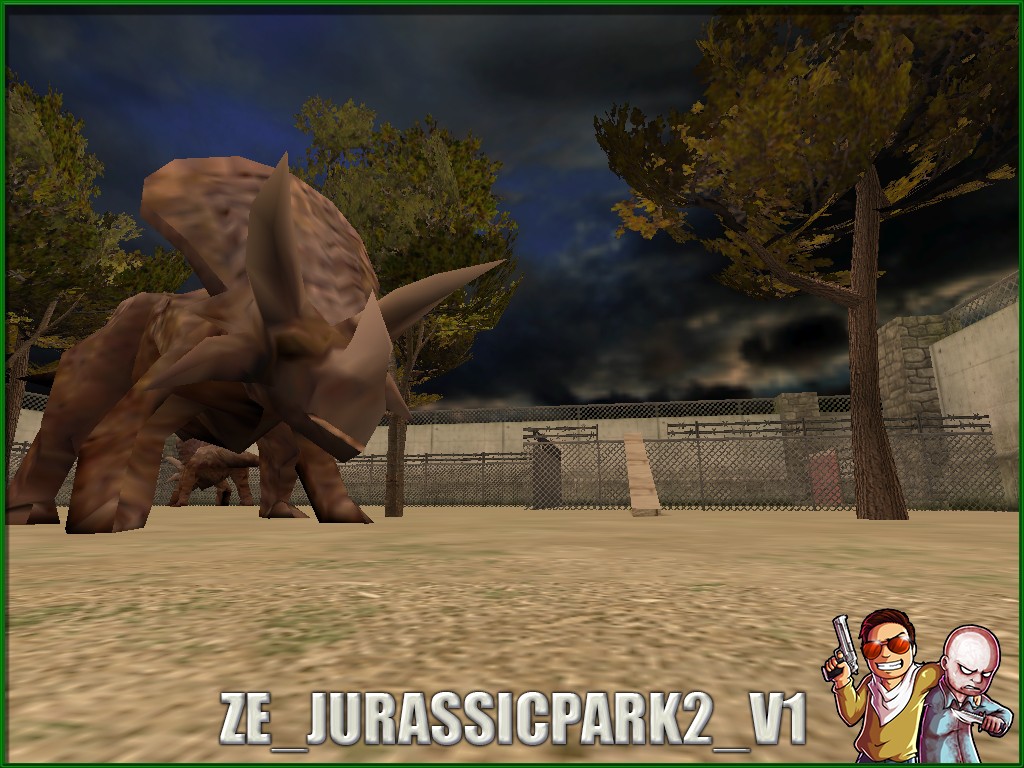 Скачать ze_jurassicpark2_v1 - Скриншот