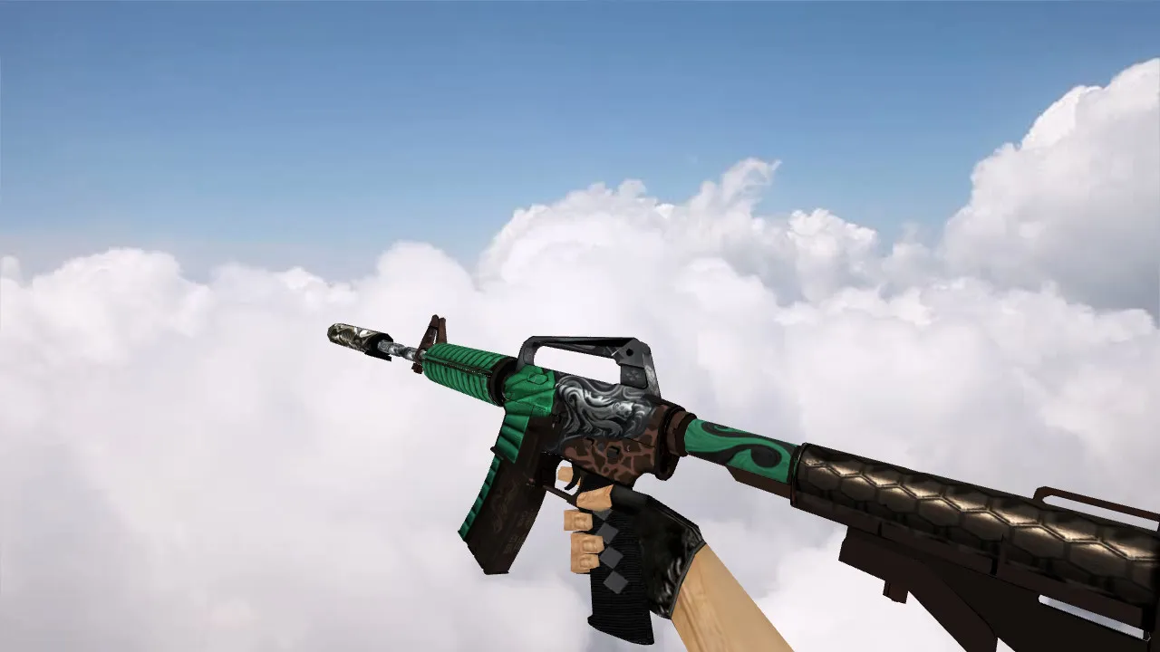 Модель M4A1 Kamaitachi v_ для CS 1.6: p_ и w_ модели, звуки, анимация осмотра, качество текстур — скриншот 1