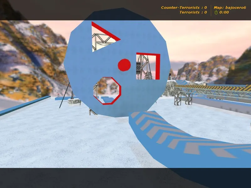 deathrun_bajocero для CS 1.6: точки, раунды и боты, .nav, оптимизация и настройка карты — скриншот 4