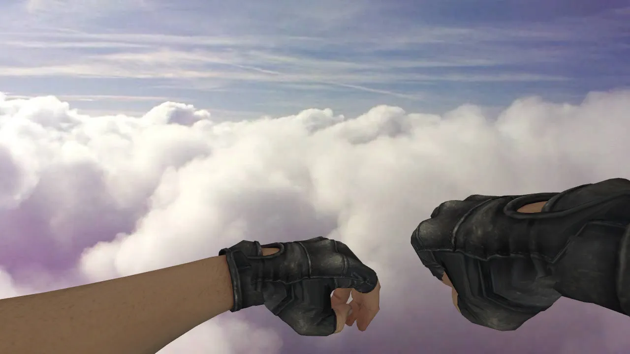 Скачать Модель ножа «CSGO Danger Zone Fists» для CS 1.6: v_, p_, w_ руки, звуки, анимация осмотра и качество текстур - Скриншот