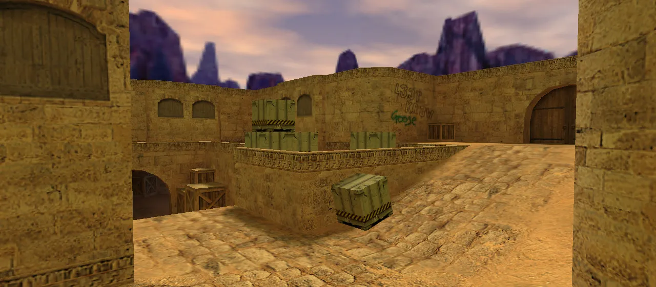Скачать de_dust2_dawn для CS 1.6: тактика, точки, оптимизация и запуск карты - Скриншот