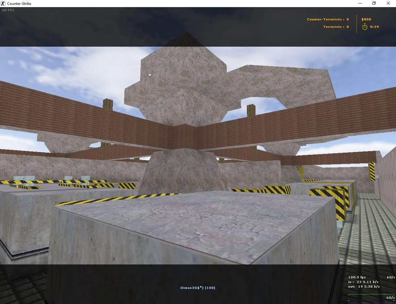 Скачать deathrun_crazyhop_v2 для CS 1.6: точки, раунды, тактика и настройка ботов без лагов - Скриншот