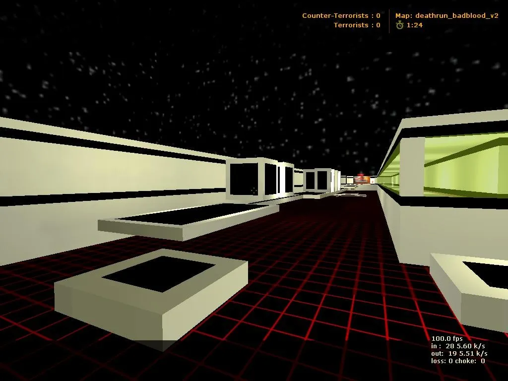 Скачать deathrun_badblood_v2 для CS 1.6: уровни, точки, .nav для ботов и оптимизация wpoly/epoly - Скриншот