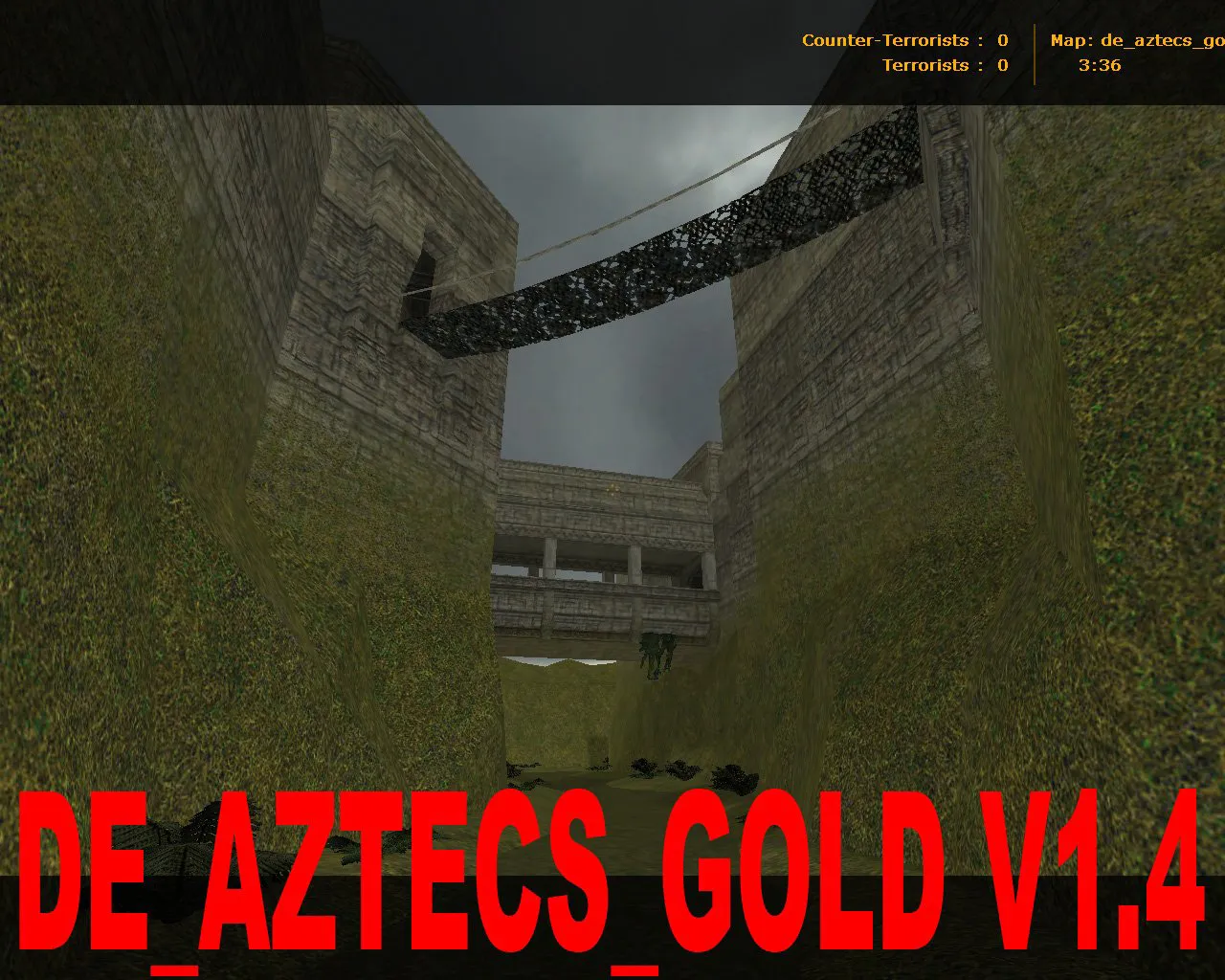 Скачать de_aztecs_gold карта для CS 1.6: тактики за Т и КТ, точки, бот-нав и оптимизация wpoly/epoly - Скриншот