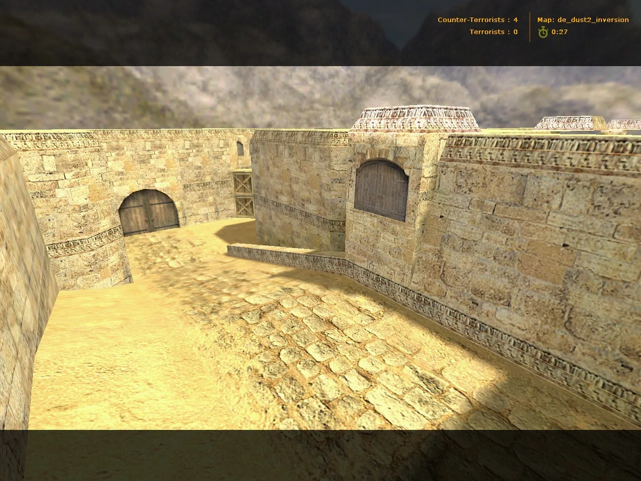 Скачать de_dust2_inversion карта для CS 1.6: точки, баланс сторон, botal nav, оптимизация wpoly/epoly - Скриншот