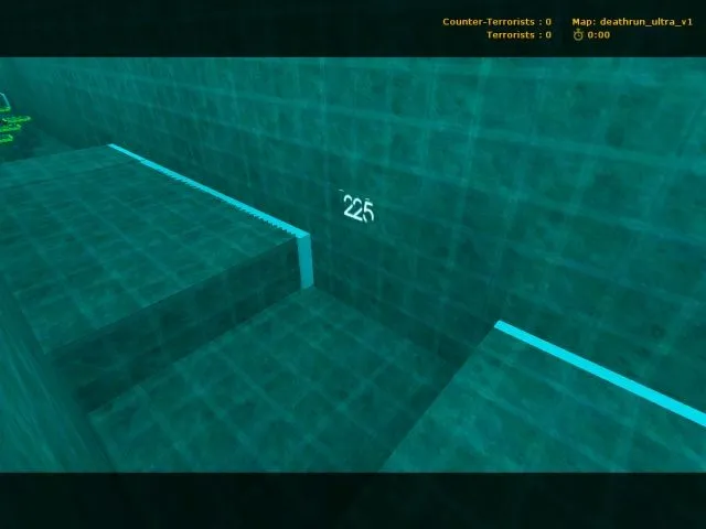 Скачать deathrun_ultras_rmk для CS 1.6: тактика, точки, .nav и оптимизация карты для рейта/конфига - Скриншот