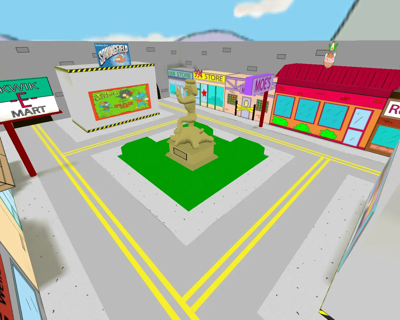 Скачать fy_simpsons_ach для CS 1.6: тактика, точки, .nav и оптимизация карты FY - Скриншот
