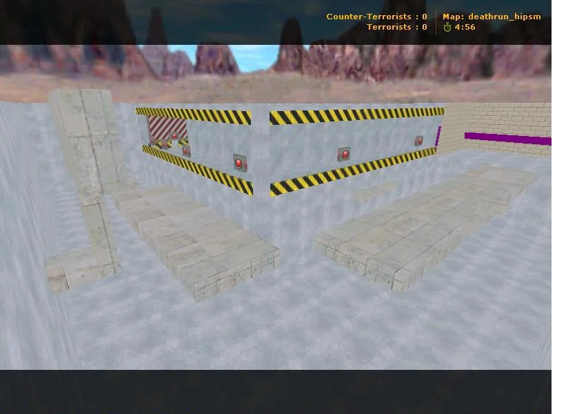 Скачать deathrun_hipsm для CS 1.6 — карта Deathrun, тактические точки и оптимизация под стабильный FPS - Скриншот