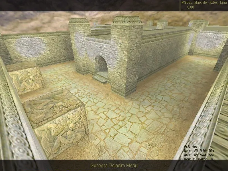 Скачать de_aztec4 для CS 1.6: тактики за Т и КТ, точки контроля, оптимизация и .nav для ботов - Скриншот