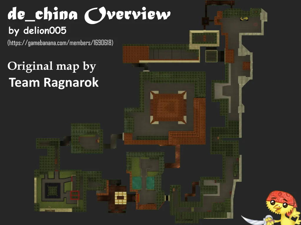 de_china карта для CS 1.6: тактика за CT/T, точки, .nav для ботов, оптимизация wpoly/epoly и советы по установке — скриншот 14
