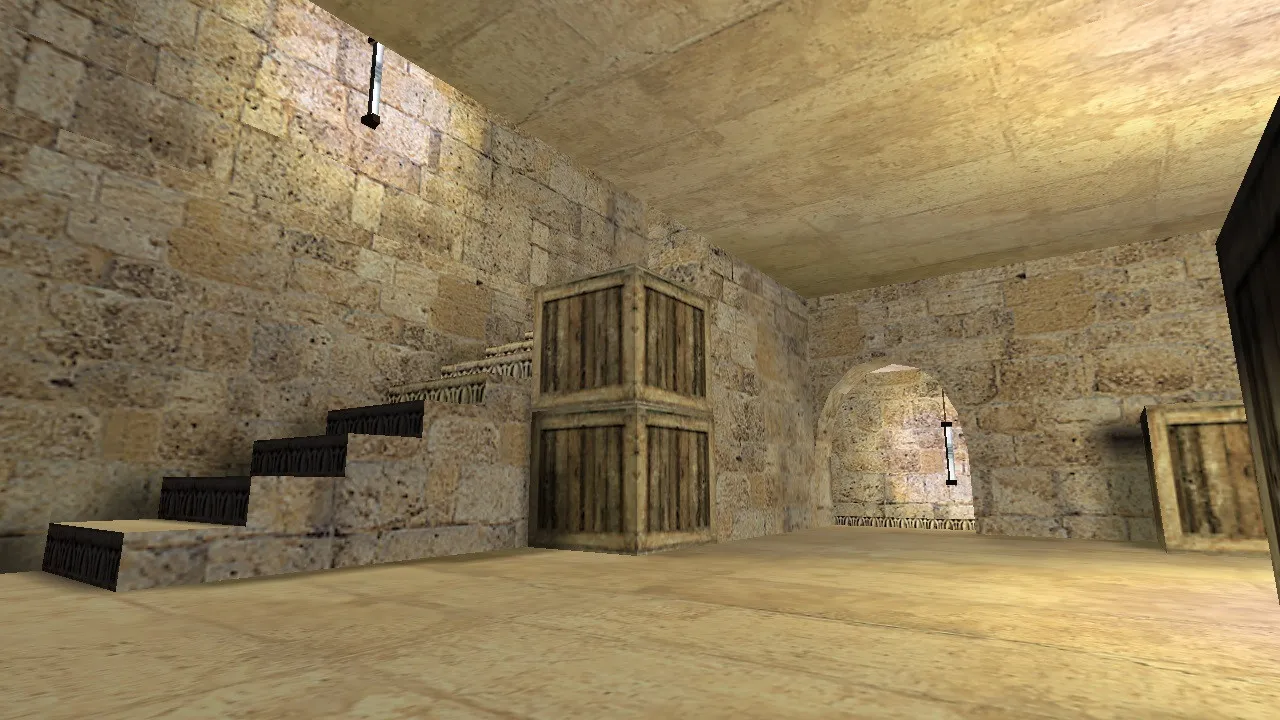 Скачать de_dust2020 — карта для CS 1.6: баланс сторон, точки под клатчи, оптимизация wpoly/epoly - Скриншот