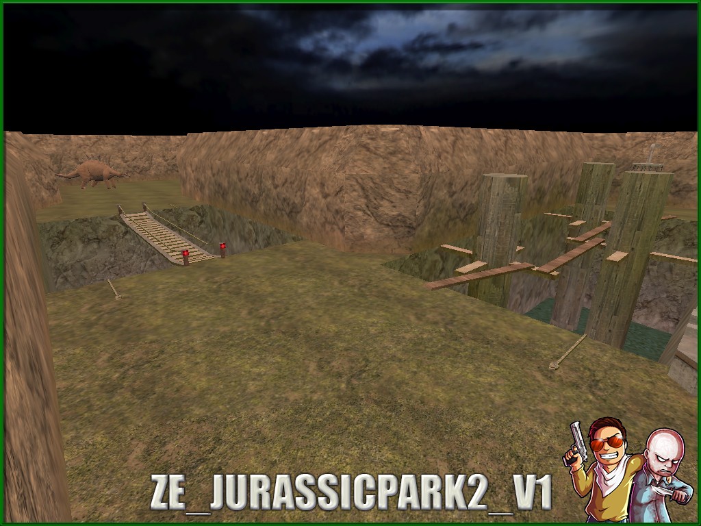 Скачать ze_jurassicpark2_v1 - Скриншот