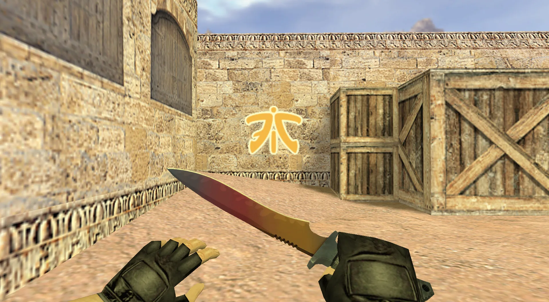 Скачать Граффити «Fnatic Logo» для CS 1.6 - Оформите свою игру стильно - Скриншот