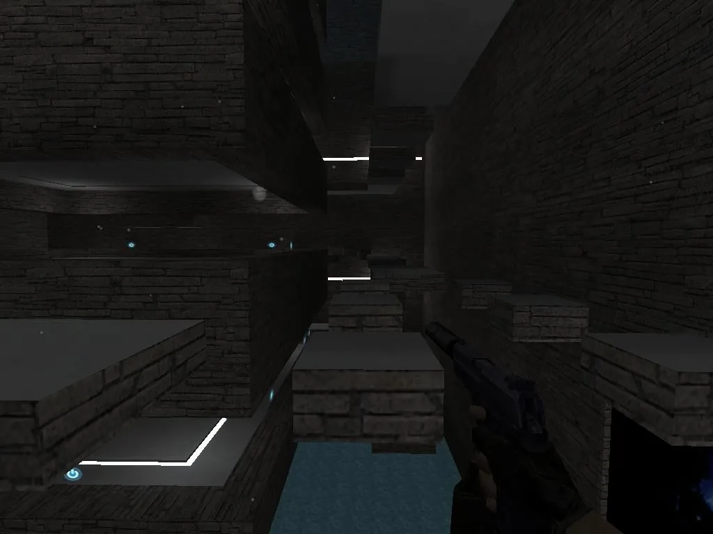 Скачать deathrun_snowstorm_f для CS 1.6: карта для Deathrun, баланс сторон, тактика, оптимизация, .nav и настройка - Скриншот