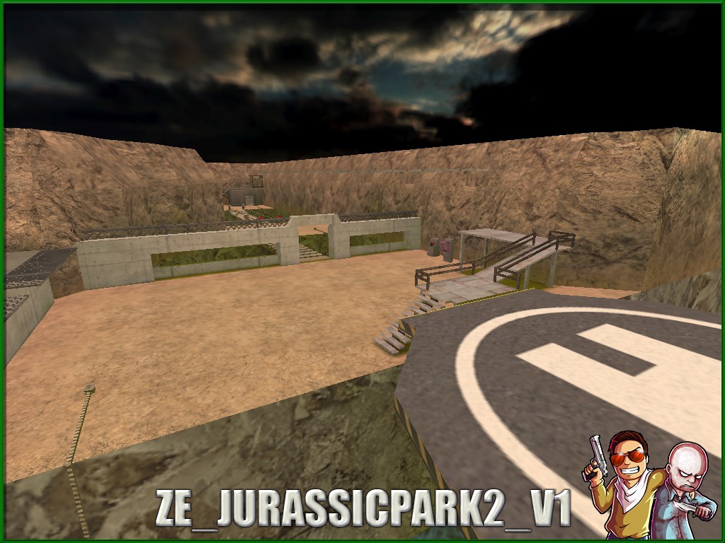 Скачать ze_jurassicpark2_v1 - Скриншот