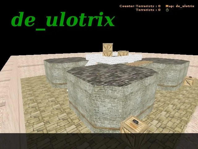 Карта de_ulotrix для CS 1.6: Тактические возможности и особенности — скриншот 1