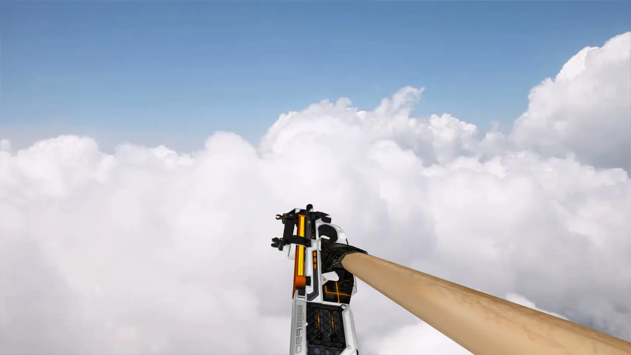 Скачать Модель «P90 Fusion» для CS 1.6: уникальный визуальный стиль - Скриншот